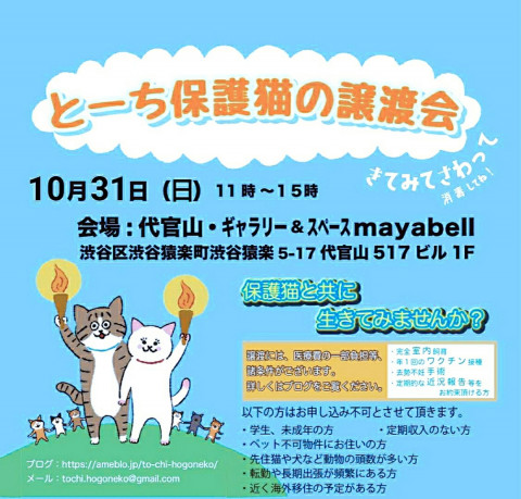 とーち保護猫の譲渡会