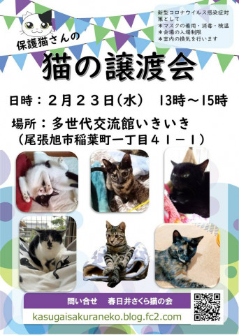 春日井さくら猫の会at いきいき！