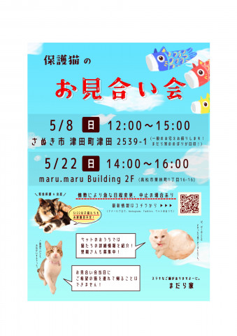 保護猫のお見合い会&猫雑貨とお楽しみイベント♪