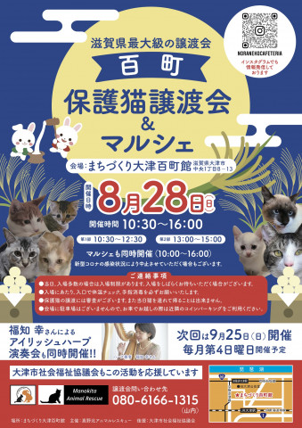 百町保護猫譲渡会＆マルシェ