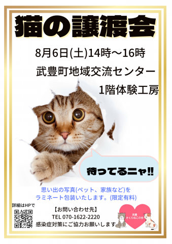 武豊さくらねこの会譲渡会