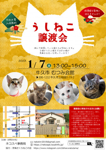 うしねこ譲渡会