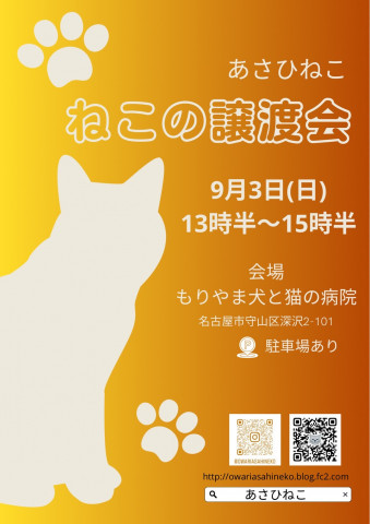 あさひねこ ねこの譲渡会