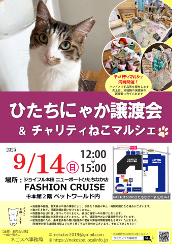 ひたちにゃか譲渡会