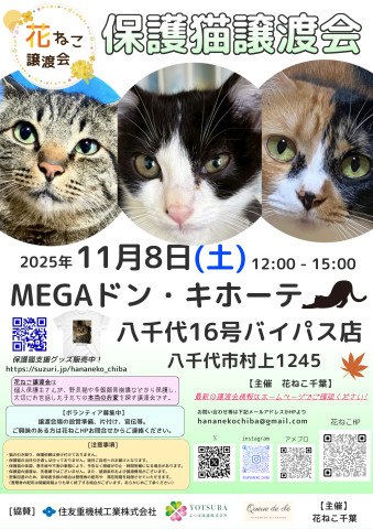 花ねこ譲渡会