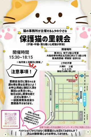 ムタの小さな里親会☆堺東