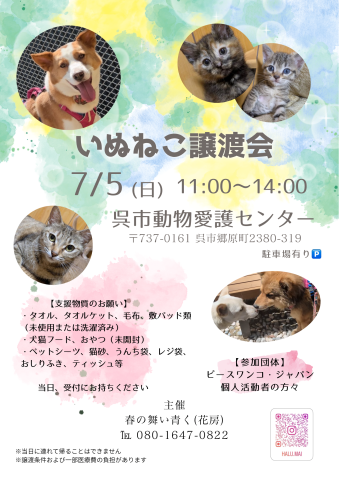 いぬねこ譲渡会