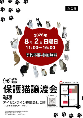 ねこ善譲渡会