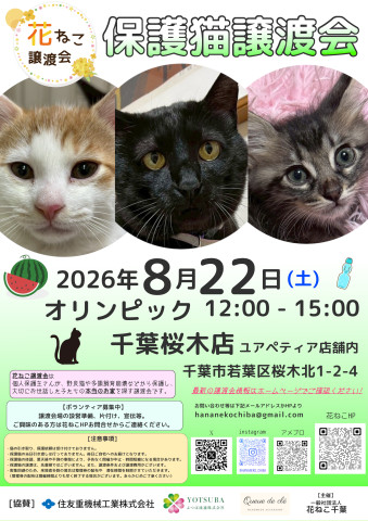 花ねこ譲渡会