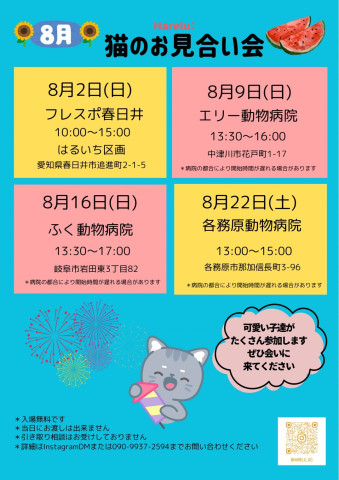 保護猫譲渡会