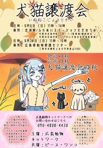 犬猫譲渡会