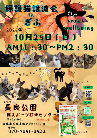 保護猫譲渡会inぎふ