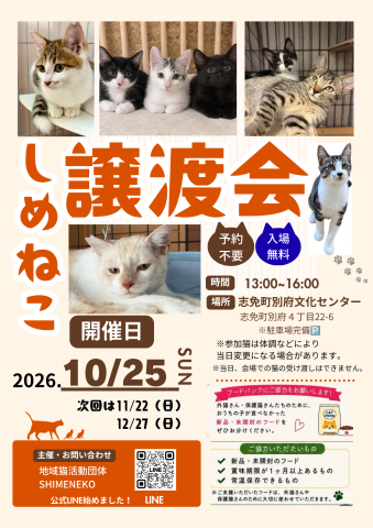 しめねこ譲渡会