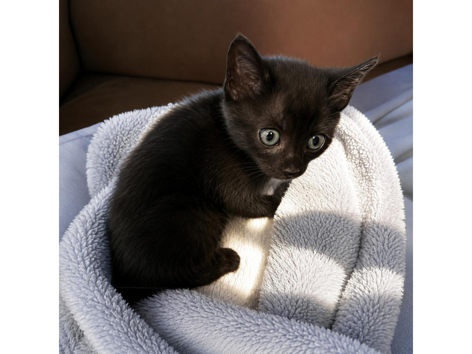 500gの可愛い黒猫ちゃん